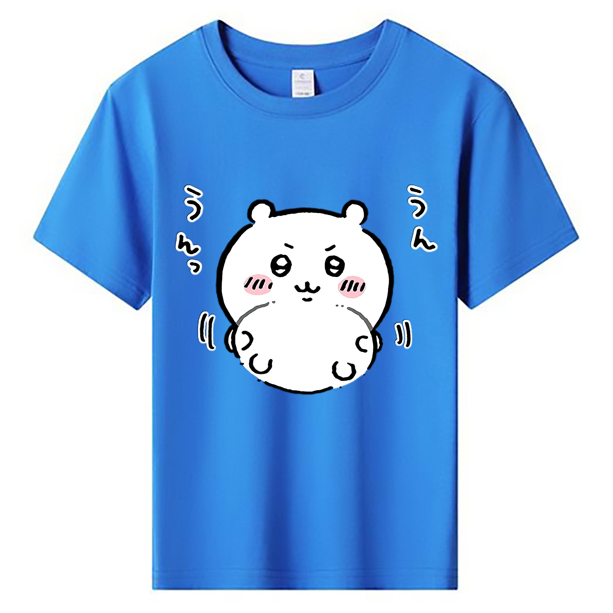 （画像用） ちいかわ ちいかわ Chii-kawa chiikawa 綿100％キッズTシャツ（フロントプリント）
